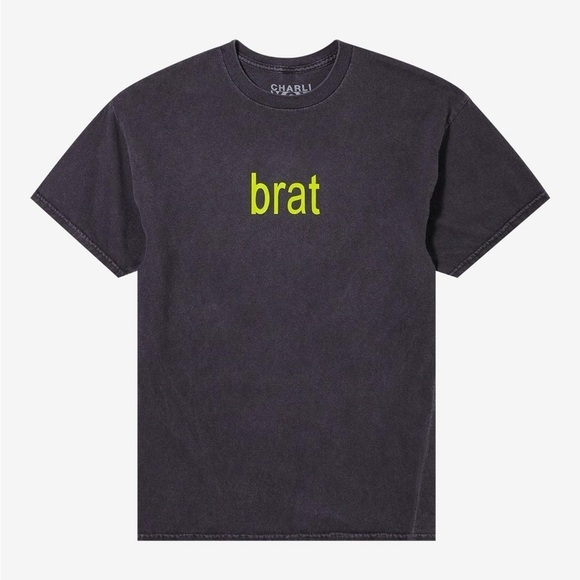 CharlieXCX Other - CharlieXCX Brat Tee in Color Washed Black Size M